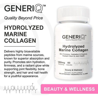 GENERIQ™ Hydrolyzed Marine Collagen, 1200mg