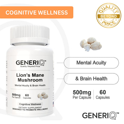 Lion’s Mane Mushroom, 500mg