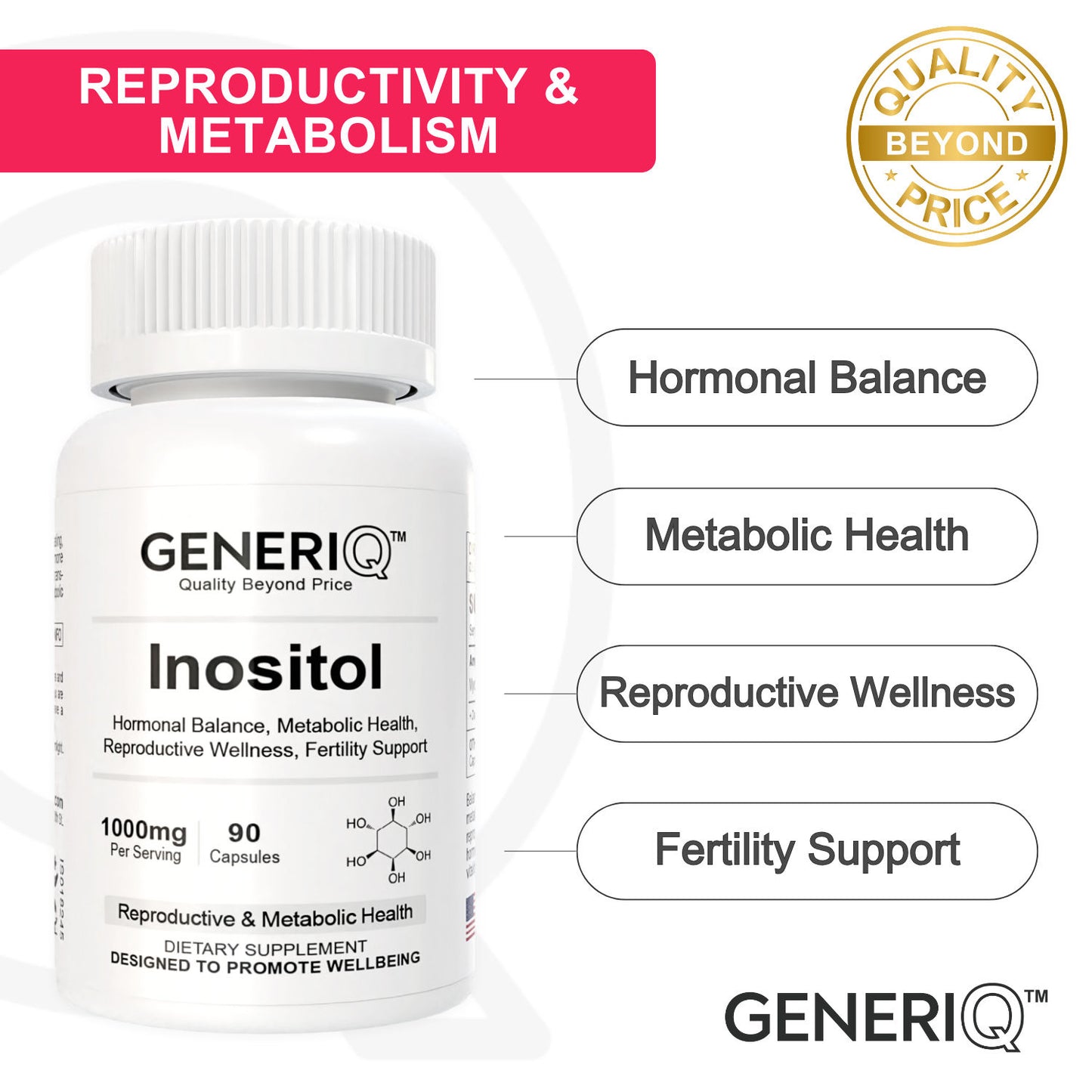 Inositol, 1000mg