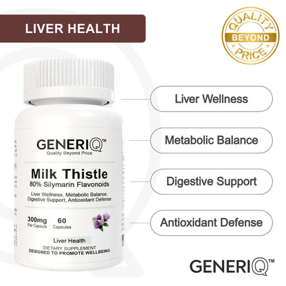 Milk Thistle Silymarin Extract, 300mg