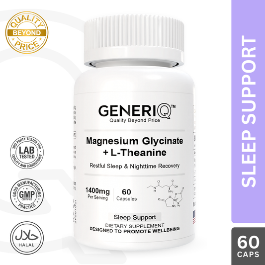Magnesium Glycinate + L-Theanine, 1400mg