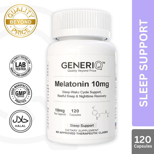 GENERIQ™ Melatonin, 10mg