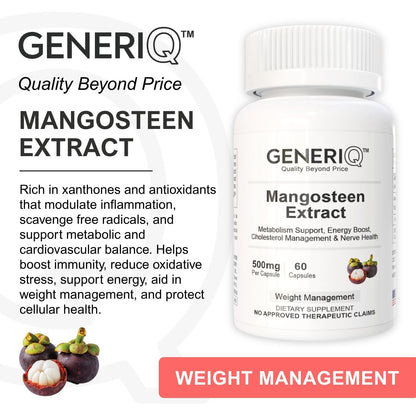 GENERIQ™ Mangosteen Extract, 500mg