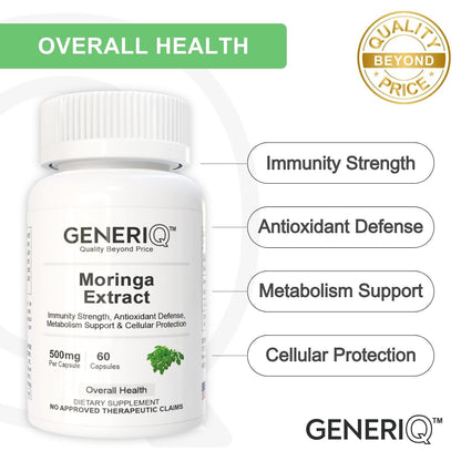 GENERIQ™ Moringa Extract, 500mg