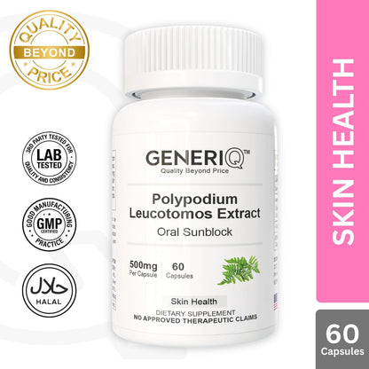 GENERIQ™ Polypodium Leucotomos Extract, 500mg