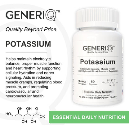 GENERIQ™ Potassium, 99mg