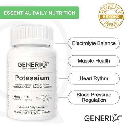 GENERIQ™ Potassium, 99mg