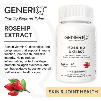 GENERIQ™ Rosehip Extract, 500mg