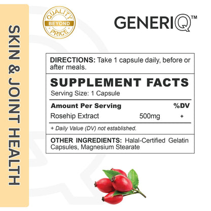 GENERIQ™ Rosehip Extract, 500mg