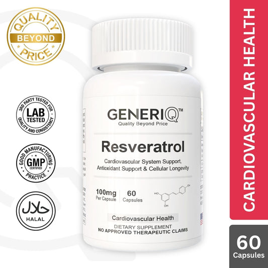 GENERIQ™ Resveratrol, 100mg