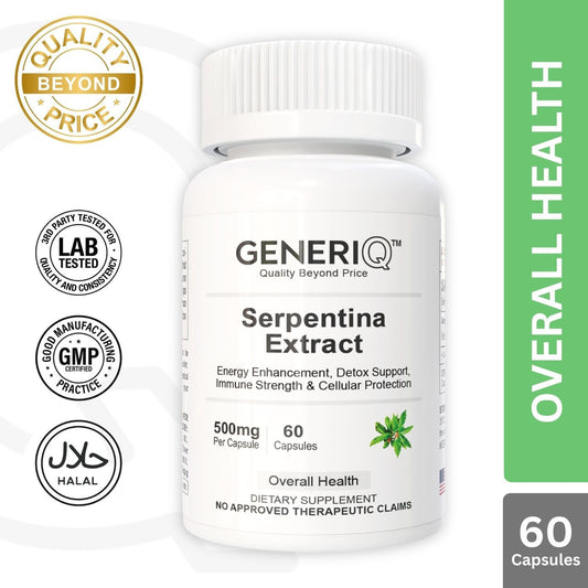 GENERIQ™ Serpentina Extract, 500mg