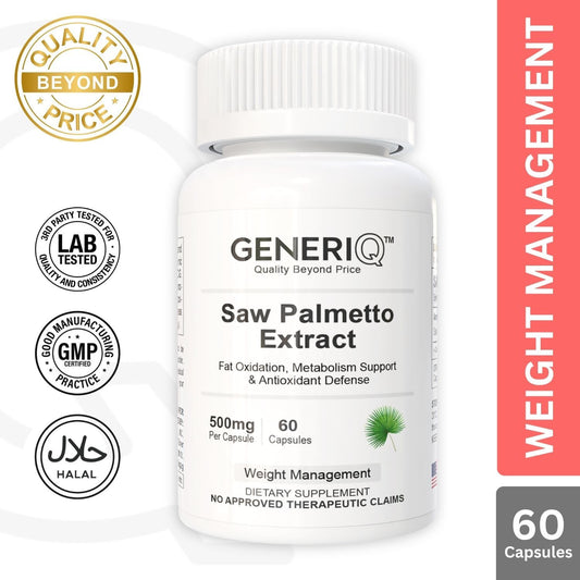 GENERIQ™ Saw Palmetto Extract, 500mg
