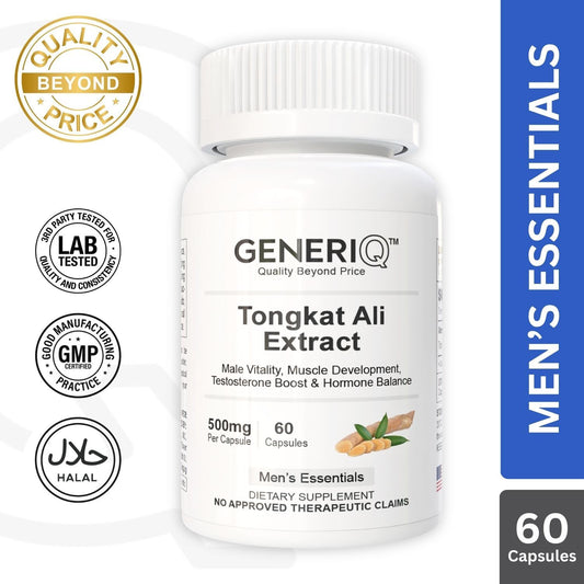 GENERIQ™ Tongkat Ali Extract, 500mg