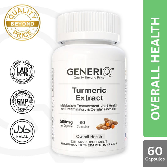 GENERIQ™ Turmeric Extract, 500mg