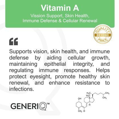 GENERIQ™ Vitamin A, 2000IU