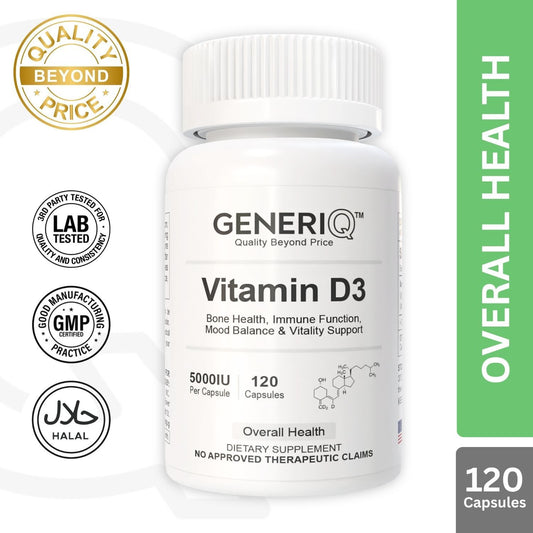 GENERIQ™ Vitamin D3, 5000IU